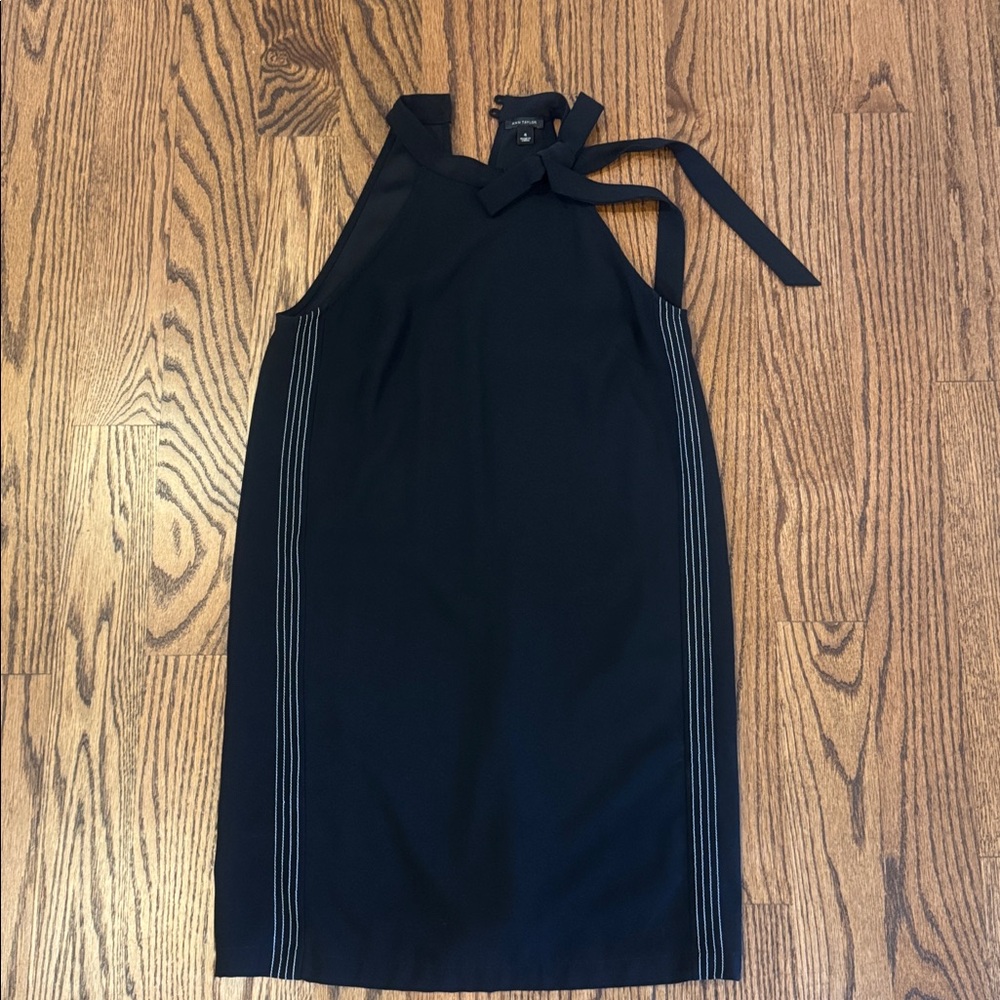Ann Taylor Black Halter Dress